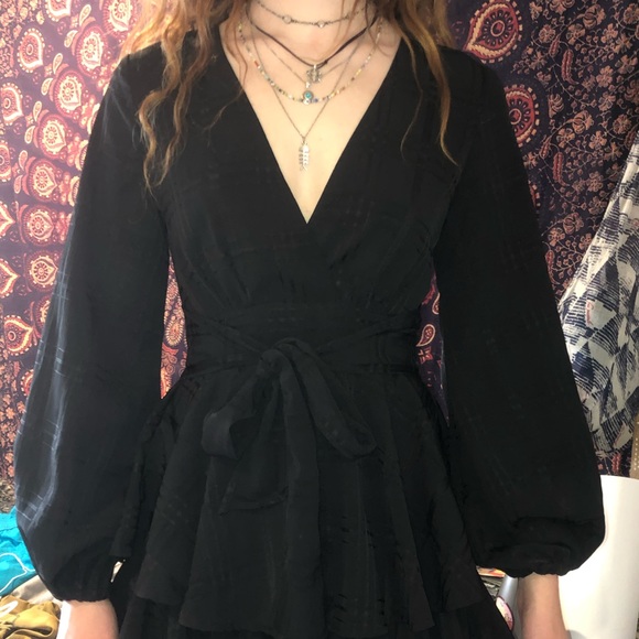 Black princess Polly dress with built in shorts - Picture 2 of 4